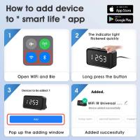 Control Remoto Inalámbrico Tuya Smart Wifi Con Infrarrojos Para Aire Acondicionado Ventilador TV DVD Con Voz Alexa Y Google Assistant Para Hogar Inteligente - details 7