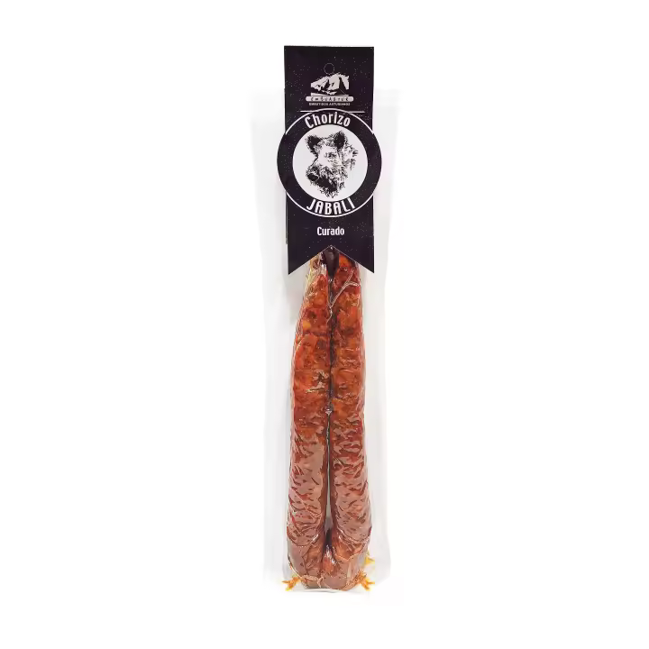 Chorizo de jabalí curado asturiano. Embuastur SL - 1