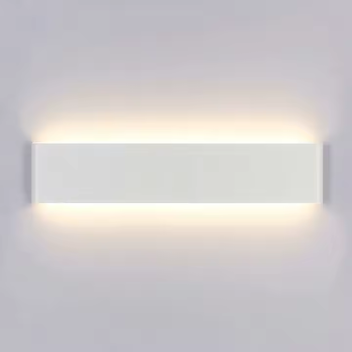 Aplique De Pared Interior Led 40cm Moderno Blanco Cálido Luz De Pared Arriba Abajo Lámpara 14w Ac 220v Lámpara De Pared Para Dormitorio Sala De Estar Escalera Pasillo (Blanco) - 1