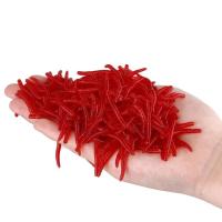 100pcs Bote De Polillas Suaves Simuladas Biónicas Sancho Artificial Pesca Cebo Realista Para Agua Dulce Y Mar Lanzamiento De Caña De Pescar - details 3