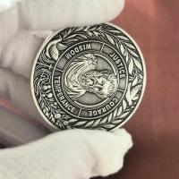 Moneda De Stoicismo Con Emblem De Las Cuatro Virtudes Cardinales Recordatorio Inspirador Para Enthusiasts De La Ética Cristiana Material Metálico Proveniente De Mainland China - details 3