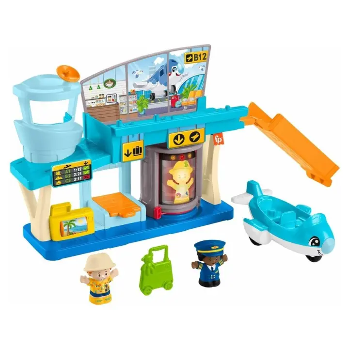 Fisher Price Little People Aeropuerto Aventuras Sin Fin Mattel HTJ26 - 1