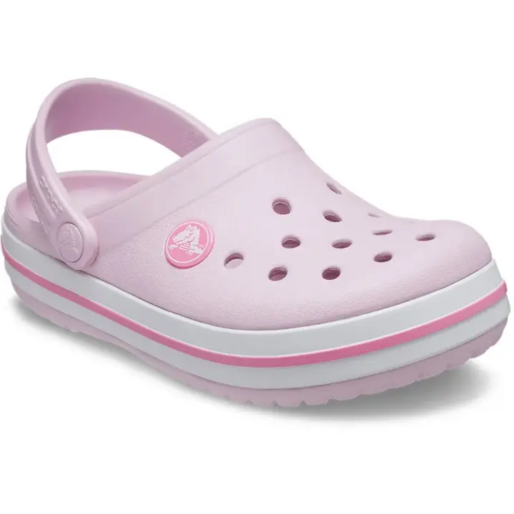 Crocs Zuecos Crocband Rosa Niña - 1
