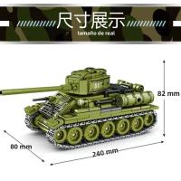 Bloques De Construcción MOC 99A Tanque De Batalla Principal Militar Challenger Leopard Panther Juguetes Para Niños Modelos De Soldado Pesado - details 4