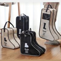Bolsa De Almacenamiento Para Zapatos De Lluvia Larga Organizador Portátil De Viaje Impermeable Y Antipolvo Para Botas - details 0