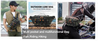 Bolsa De Cintura Impermeable Para Motocicleta Para Hombres Y Mujeres Con Varios Bolsillos Estuche De Pierna Para Viajes Y Deporte - details 0