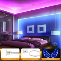 Cinta LED Neón RGB De 5M Con Control Remoto USB 5V Luz Flexible Cambio De Color Para Decoración Interior De Dormitorio - details 6