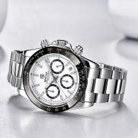 Reloj De Hombre BENYAR 2024 Chronógrafo Deportivo De Lujo Reloj De Cuarzo Acero Inoxidable Impermeable Con Manos Luminosas Y Calendario Completo - details 10