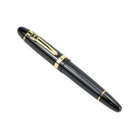 Bolígrafo De Tinta Jinhao 159 Clásico De Alta Calidad Negro Con Tintero De Plata Estilo Único Punta Media Clip Dorado Para Escuela Y Oficina - details 1