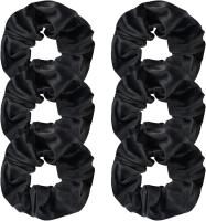 6 Pcs Scrunchies De Satén Cinturones Elásticos Para El Cabello Velocidad De Velours Para La Prevención Del Enredado Y La Paja Polytail Soporte Para Mujeres Y Niñas - details 4