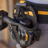 TOUGHBUILT TB-CT-20-L Gran Holster De Taladro Con 13 Bolsillos Y Ranuras Construcción De Alta Resistencia Con Reforzamiento De Resorte Bolso Portátil Para Herramientas - details 3
