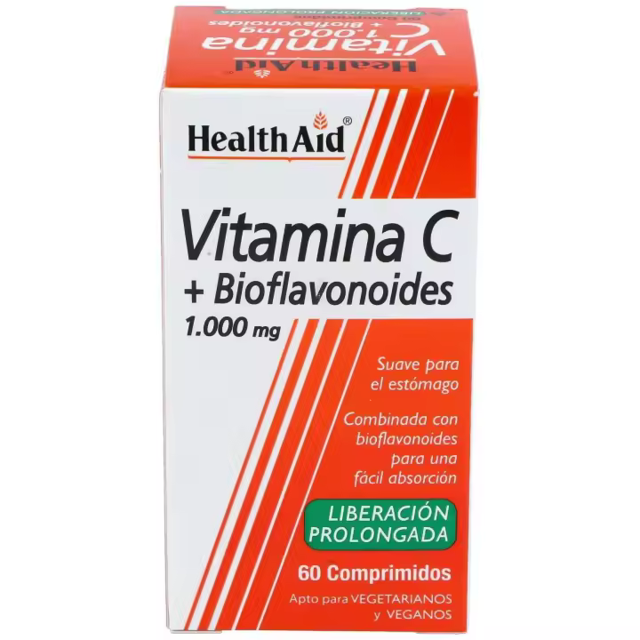 Vit C + Bioflavonoides 60Comp. Health Aid - 1