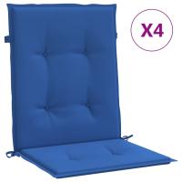 vidaXL Cojín silla jardín respaldo bajo 4 uds tela Oxford Color Antracita,  Azul,  Verde y mas Cojín Decorativo de Asiento Cojines de muebles de salon - details 2