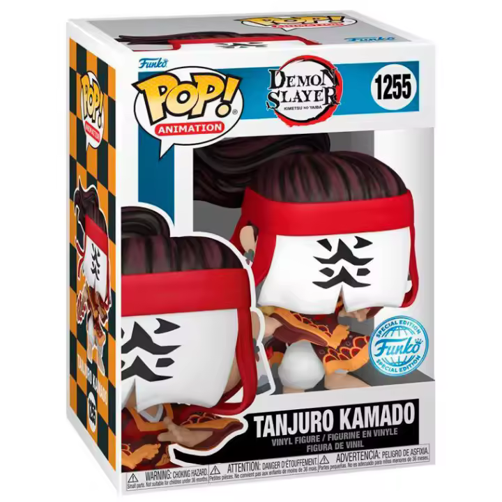 Figura Demon Slayer - Pop Tanjiro Kamado **Edición Especial*-Figura de Vinilo Coleccionable - Idea de Regalo- Mercancia Oficial - Juguetes para Niños y Adultos - Movies Fans - Muñeco para Coleccionistas y Exposición - 1