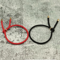Pulsera Minimalista Milan De Hilo Ajustable Para Hombre Y Mujer En Colores Negro Y Rojo Regalo Para Parejas Pulsera De Amistad Brazalete - details 6
