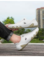 Zapatos De Verano Para Hombre Tamaños Grandes Casual Comodidad Baja Suela Suave Transpirable Deporte Cuero Sintético Bota Plana - details 25