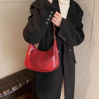 Bolso De Hombro Para Mujer De Color Sólido Versátil Bolso Cruzado Moda Bolsa De Armpit Que Puede Contener Teléfono Móvil - details 1