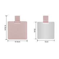 Espejo De Maquillaje Ultrafino De Metal Mini Portátil Acero Inoxidable Compacto Para Bolso Regalo Personalizado De Belleza - details 1
