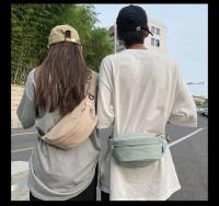 Bolsa De Cintura Estilo Callejero Para Mujer Mochila De Hombro Moda Bolsa De Pecho Unisex Hip Hop Con Cinturón Bolsa De Cintura - details 7
