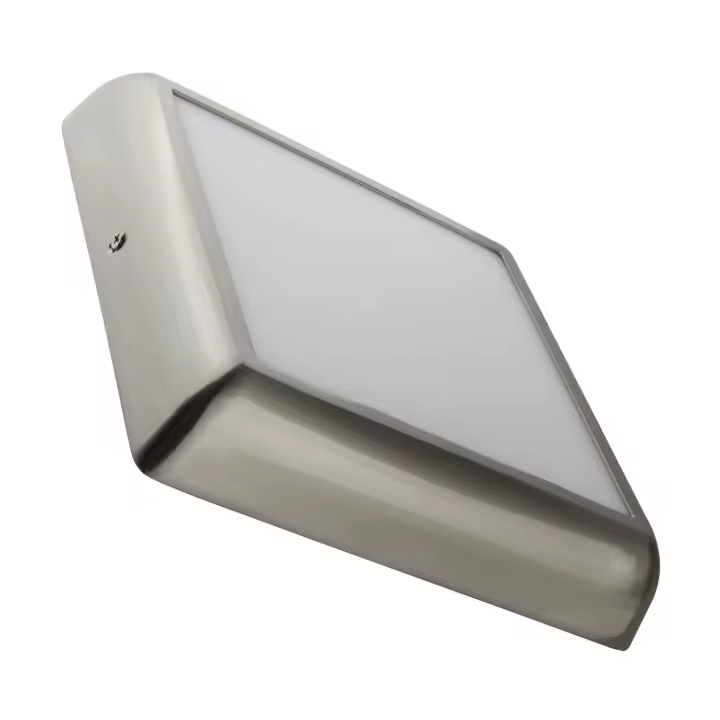 Ledkia Plafón LED 18W Cuadrado Metal 225x225 mm Design Silver - 1