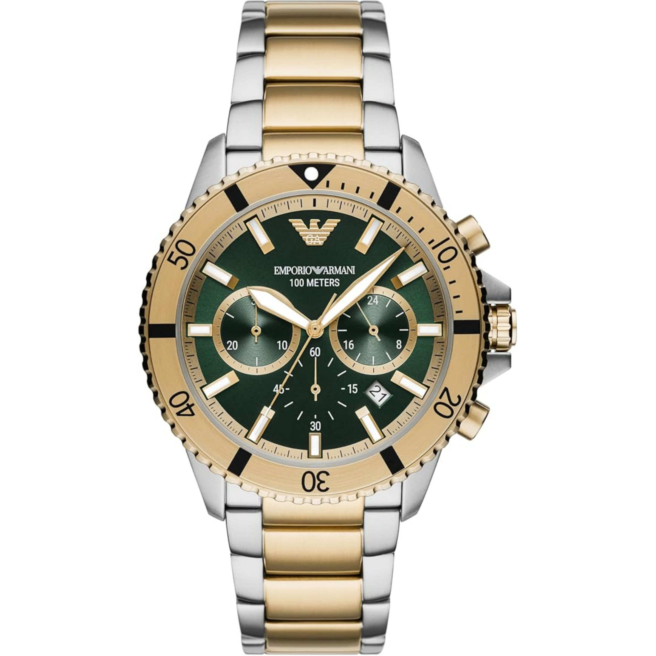 Emporio Armani Reloj hombre AR11586, con calendario, Incluye Caja Original, Diámetro: 43MM