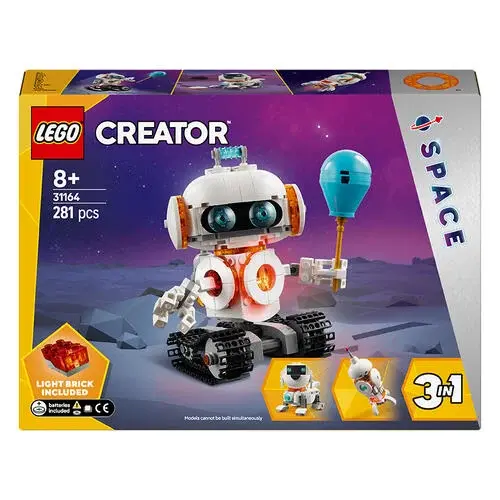 Lego 31164 Robot Galactico ,Robot Espacial Transformable en Maqueta de Cohete de Juguete y Figura de Perro Lego Creator - 1