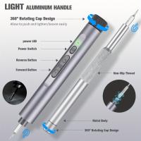 Juego De Destornilladores Eléctricos Portátiles 138 En 1 Con Bits Magnéticos De Precisión Para Reparaciones DIY De PC Y iPhone Material De Aleación Duradera - details 2