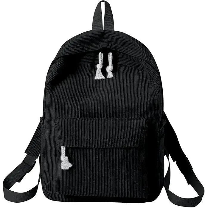 Mochila ligera para mujer, para escuela, niñas, mochila de día, mochila para mujer, pana para ciudad, adolescentes, ocio, mochila escolar para mochila de día, universidad, viajes, picnic - 1