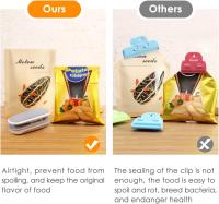 Mini sellador de bolsas, 2 en 1 sellador de calor y cortador, máquina de sellado de bolsas de chip portátil para la conservación de aperitivos y almacenamiento de alimentos - details 4