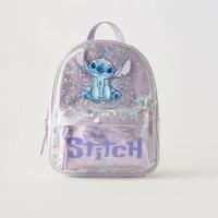 Nueva Mochila De Escuela Disney Con Diseño De Stitch Y Sequinias Para Niños Y Niñas Estilo Moda Y Versátil Para Jardín De Infantes - details 3