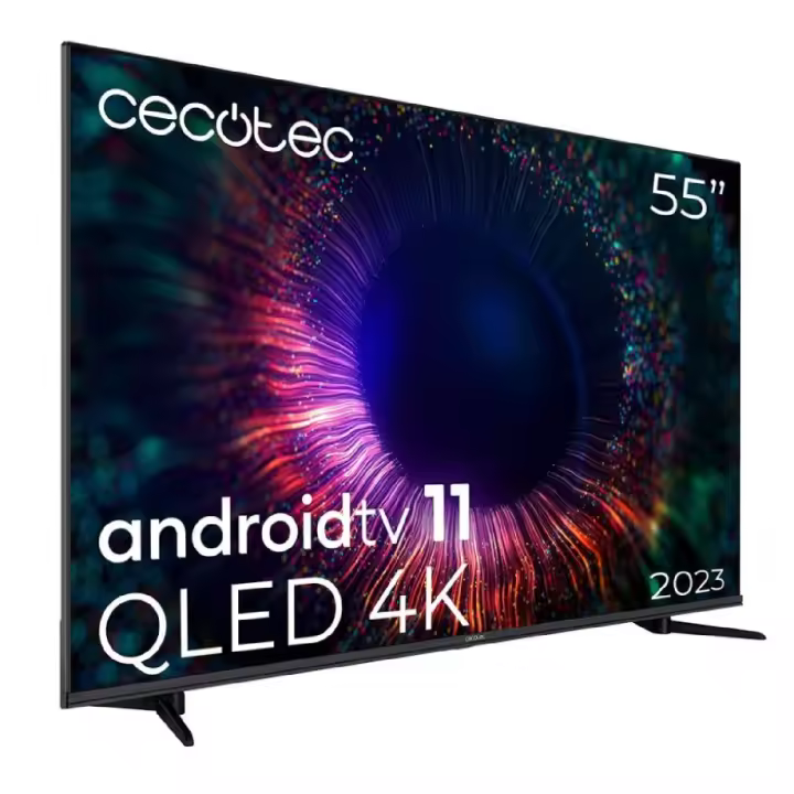 Cecotec VQU30085+ TV 85" QLED 4K UHD, 120Hz, Full Array Local Dimming 144 Zonas, Smart TV Android 11, HDMI 2.1 - 1