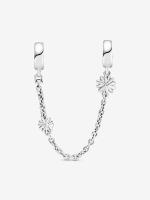 Pandora - Charm de Cadena de segregad with Margaritas-Plata de Legislación - details 0
