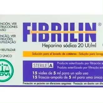 Fibrilin Heparina Sodica 15 Viales X 5Ml - 1