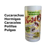 POLVO PARA CUCARACHAS,HORMIGAS,CARACOLES,POLILLAS,PULGAS,Diatomeas K-24 Ecologico 70G,cm,fespu - details 0