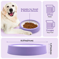 Tazón Lento Alimentador Para Perros Anti-Slip Divertido No Permites Tragos Rapidos Alimentación Ecológico Para Perros Grandes Medianos Y Pequeños Puppies - details 18