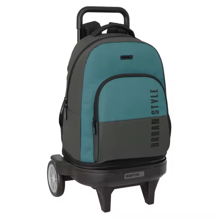 Mochila Grande Con Ruedas Compact Evol. Ext. Safta "Urban Style" 33X45X22Cm (642517218) - 1