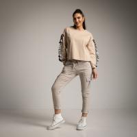 Sudadera mujer con rayas originales – estilo casual y moderno – WA Wild Animal – talla única - details 0