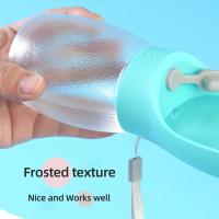 Botella Portátil Para Perros Y Gatos Pequeños Medianos Y Grandes Con Cuencos De Beber Para Caminar Y Viajar a La Montaña Resistente Al Desbordamiento Y Durable Con Textura Frosted - details 12