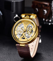 Reloj De Cuarzo LIGE Creativo Para Hombre Resistente Al Agua Y Al Choque Con Correa De Cuero Estilo Casual Fecha Automática Caja Incluida Relogio Masculino - details 12