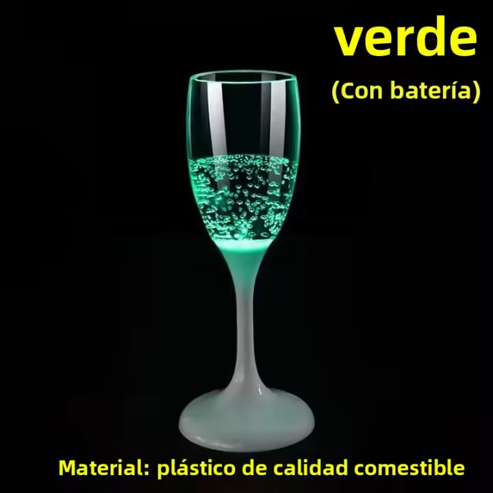 Tazas LED Multicolor Automáticas Para Fiesta Decoración De Navidad Copas De Bebida Para Whisky Vino Y Cerveza Tamaño Standard - 1