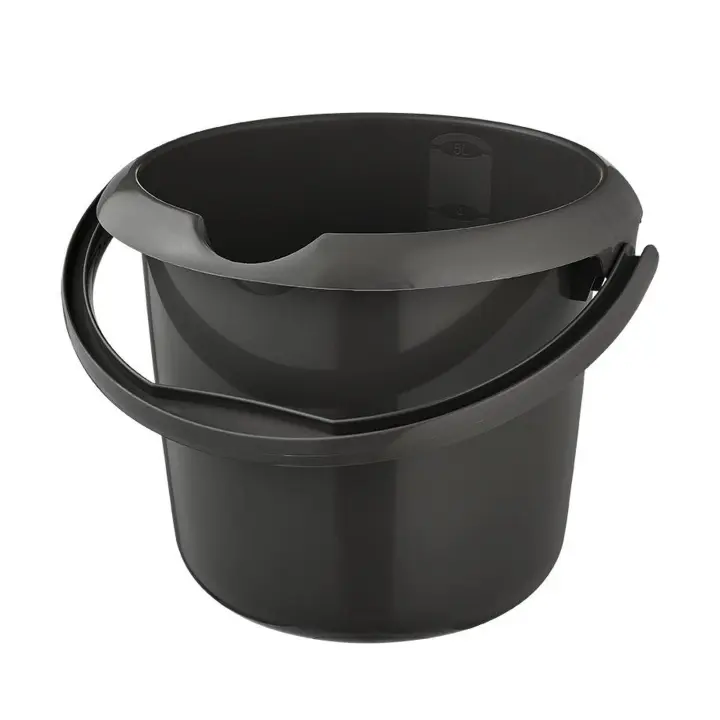 Keeeper Cubo de Basura Polivalente con Tapa Cerrable - 5 L - Mika - Grafito - 1