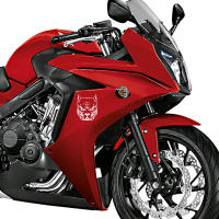 Pegatina De Motocicleta Con Patrón De Perro Pitbull Reflectante Para Coche Moto Auto Decal JDM Vinilo Estilo 19*15cm - details 4