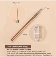 Set De 9 Pinceles Para Uñas DIY Pincel De Dibujar Acrílico Para Manicura Y Diseño De Uñas Herramienta De Pintura Para La Exhibición De Toppings De Uñas - details 5