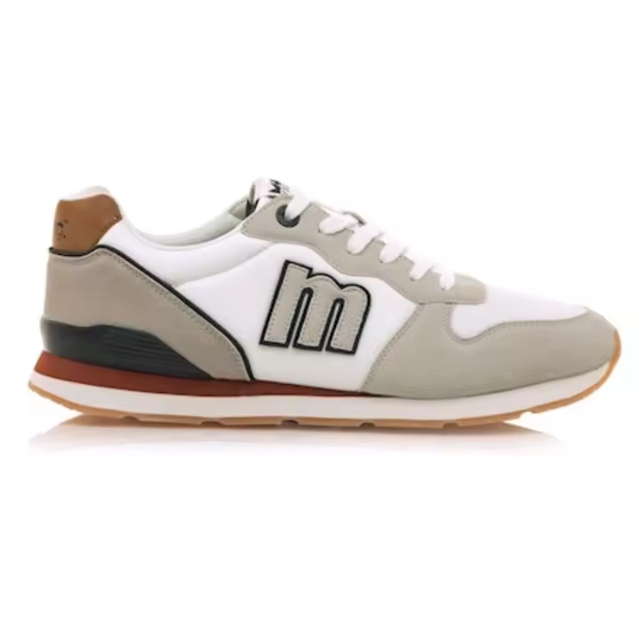 Mustang deportiva de moda para hombre 84467 color blanco - 1