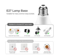 Lámpara Nocturna LED Sensor Radar E27 12W 220V Para Dormitorio Escaleras Pasillo Cocina Iluminación Automática Sin Baterías - details 4