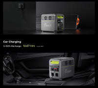 FOSSiBOT F1200 Estación de energía portátil, capacidad 1024Wh, potencia nominal 1200W, 3 modos luz LED, 7 puertos salida, protección BMS, cambio menos de 10ms, regulador entrada 5 velocidades, batería LiFePO4 de grado EV, más 4000 ciclos - Enchufe la UE. - details 7