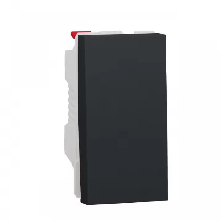 Schneider Electric Interruptor 1 Modulo Antracita NU310154 - Funcionalidad Renovada - 1