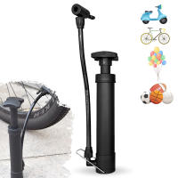 Bomba De Aire Para Bicicleta Manual Con Medidor Alta Presión 120 PSI Inflador De Neumáticos Para Bicicleta Schrader Valve - details 12