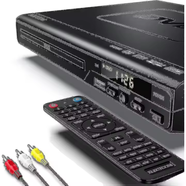 Reproductor de DVD para TV Blu-ray Reproductor de DVD con control remoto Cable Hdmi Wigslar - 1