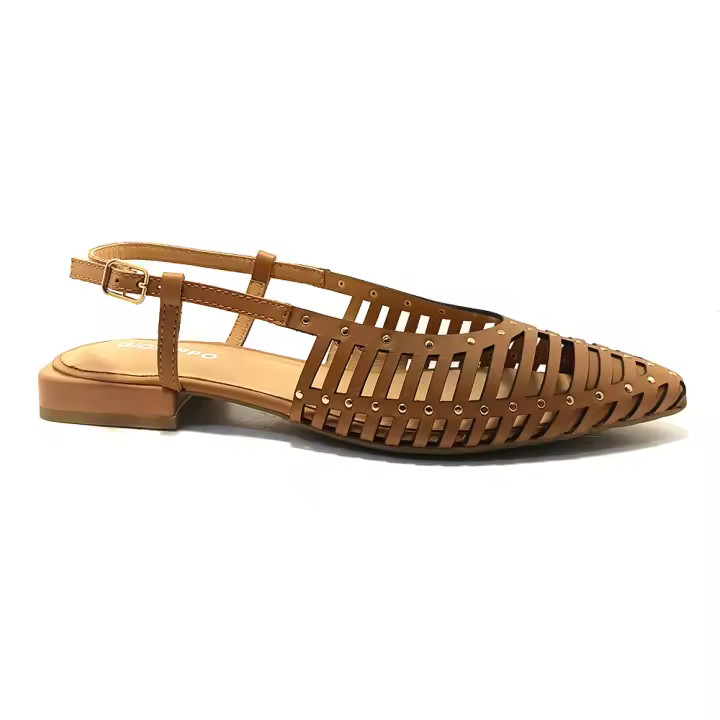 Gioseppo Jericho   Mules  Planas  Para Mujer Color Camel  . - 1